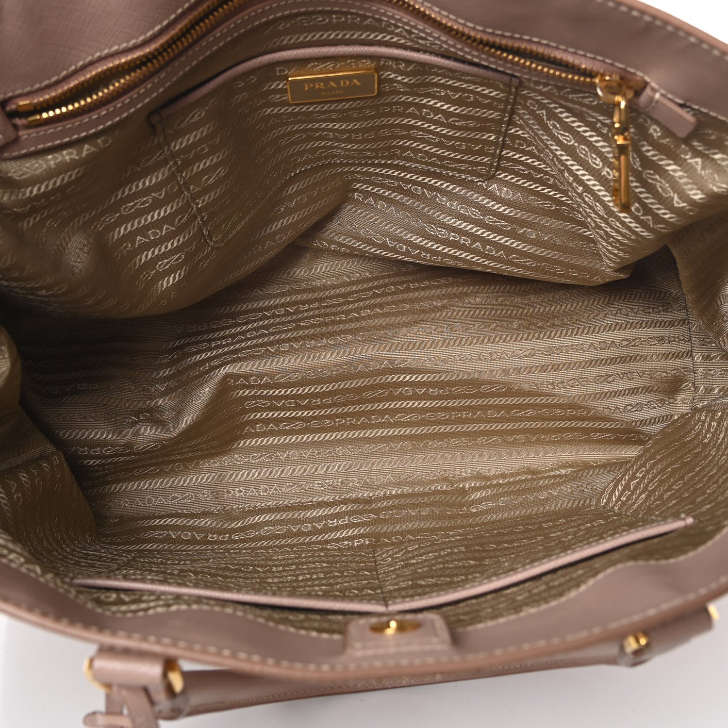 Prada Saffiano Lux Large Tote Cammeo 5 of 16