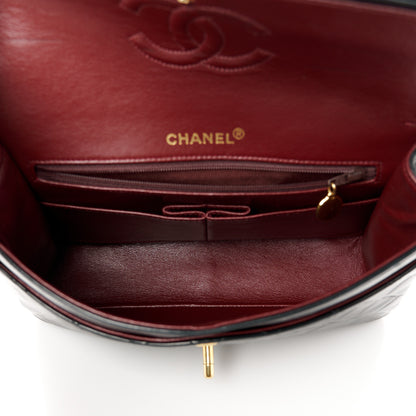 Chanel Lambskin Quilted Medium Double Flap Black 5 of 12