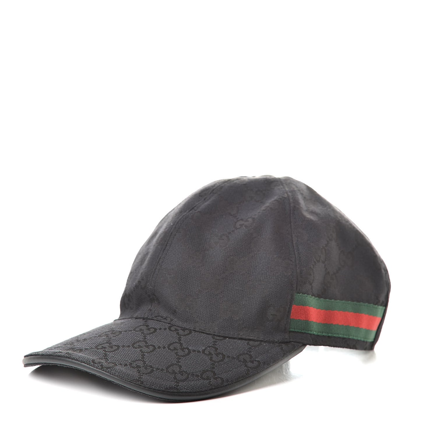 Monogram Web Baseball Hat M Black