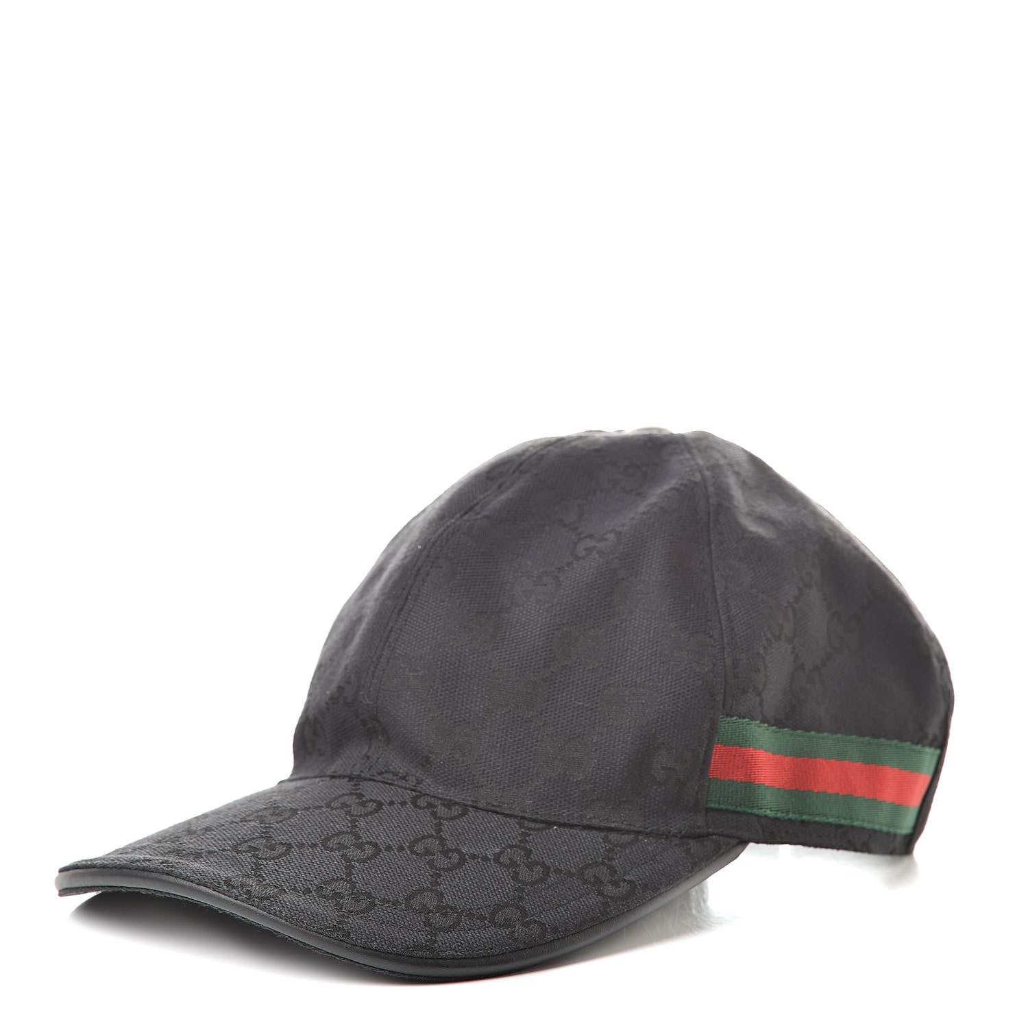 Gucci Monogram Web Baseball Hat M Black 1 of 7