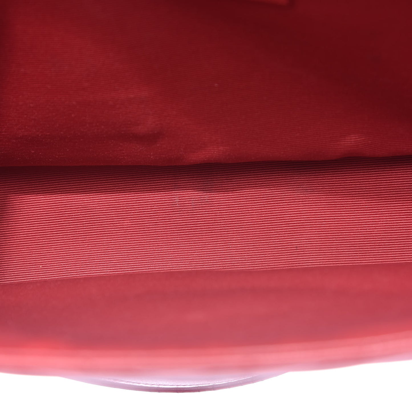 Lambskin Matelasse Chevron Large Monogram Satchel Red