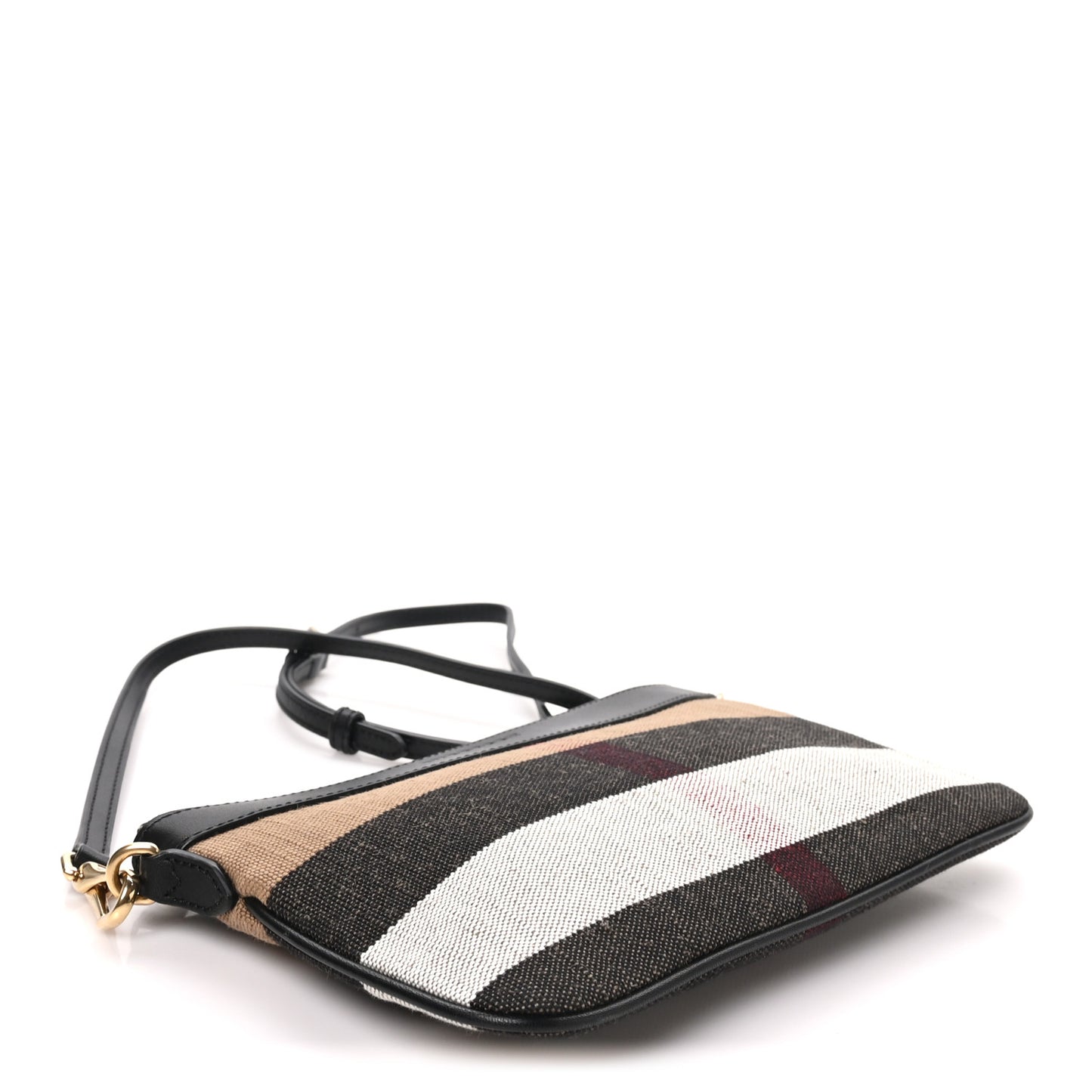 House Check Derby Peyton Crossbody Clutch Bag Black