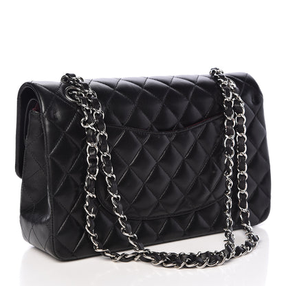 Chanel Lambskin Quilted Medium Double Flap Black 3 of 11