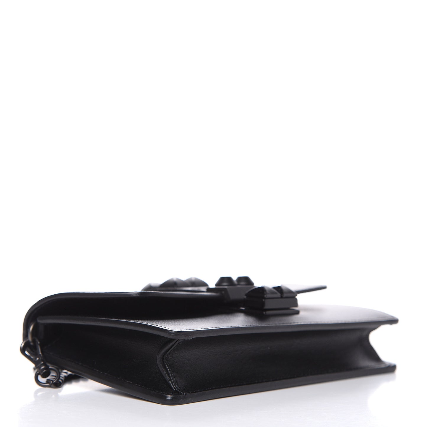 City Calfskin Studded Mini Elektra Crossbody Bag Black