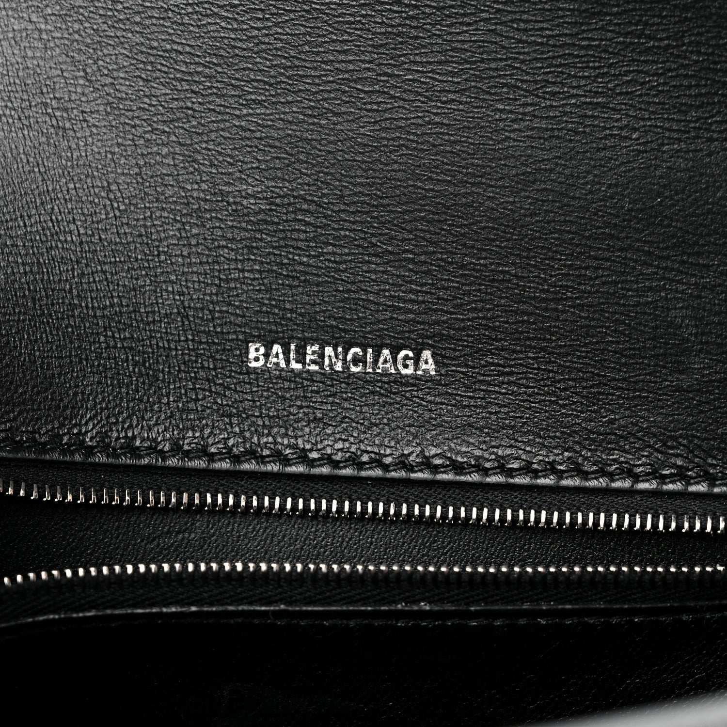 Balenciaga Glitter Fabric Small Hourglass Top Handle Bag Grey 5 of 8