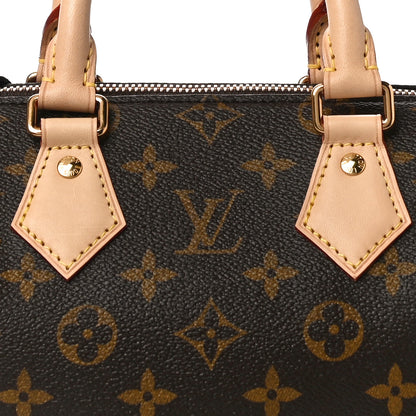 Louis Vuitton Monogram Speedy Bandouliere 20 Black 7 of 10