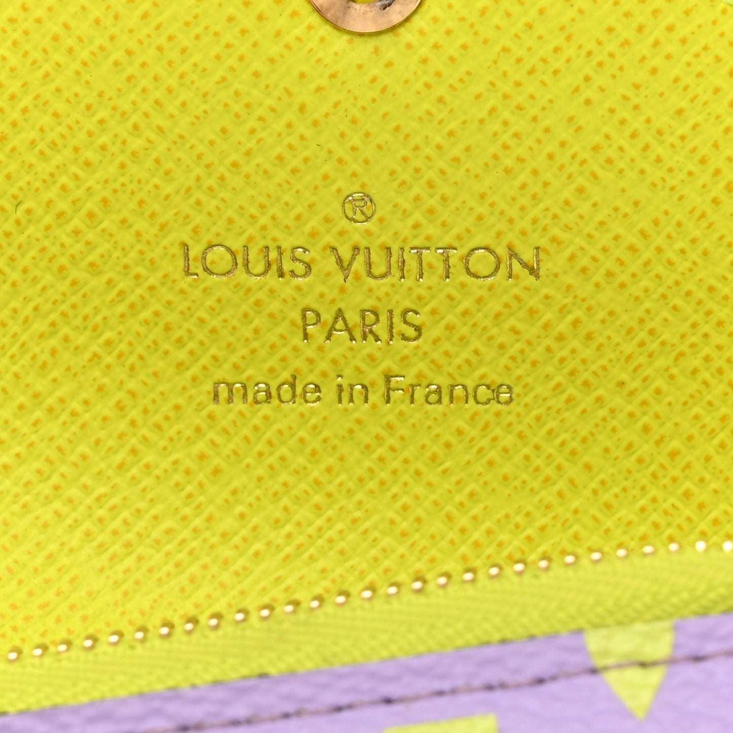 Monogram Giant Zoe Wallet Pink Lilac