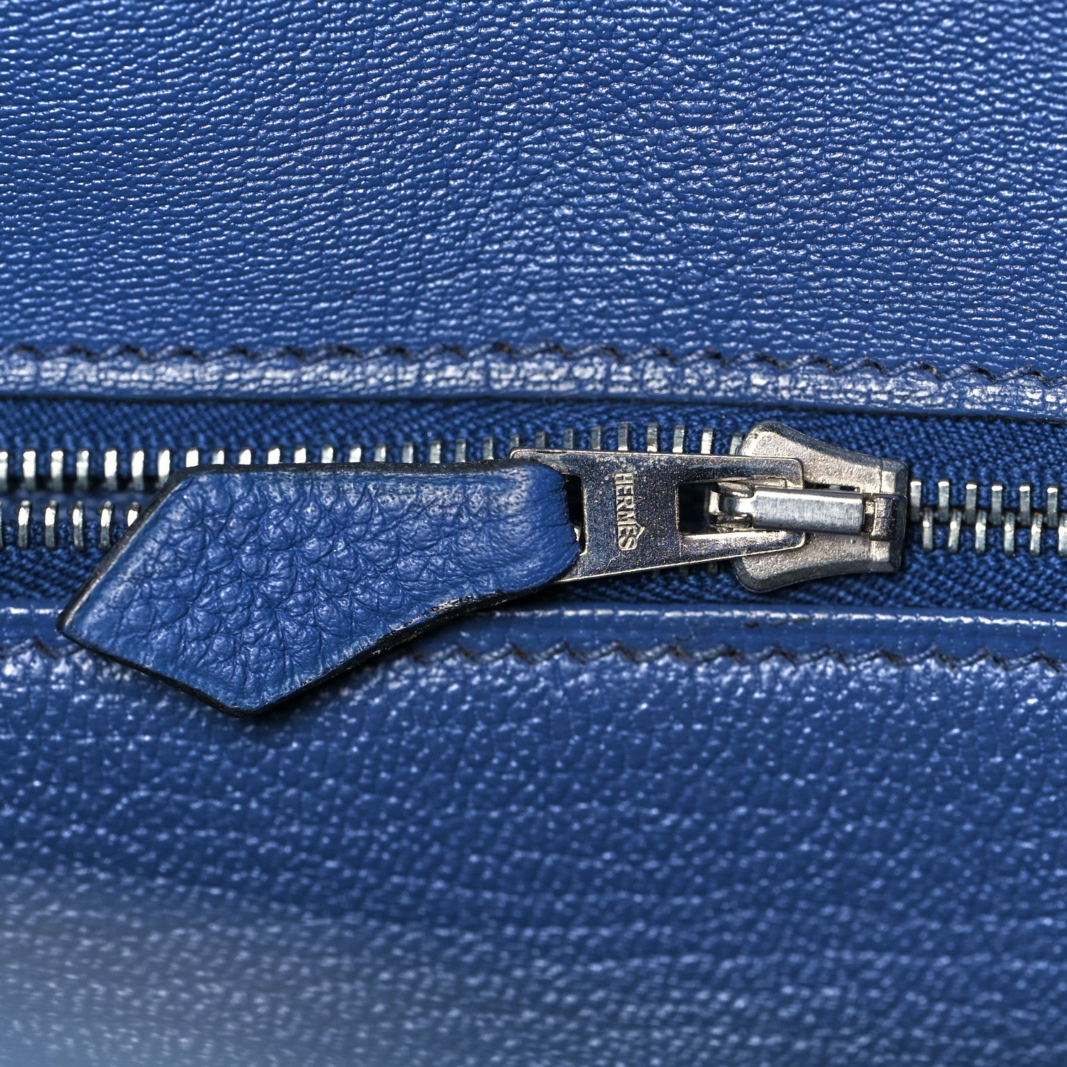 Hermes Taurillon Clemence Birkin 35 Bleu Brighton 18 of 43