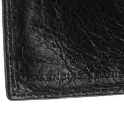 Balenciaga Agneau Giant 12 Rose Gold Hardware Money Wallet Black 6 of 7