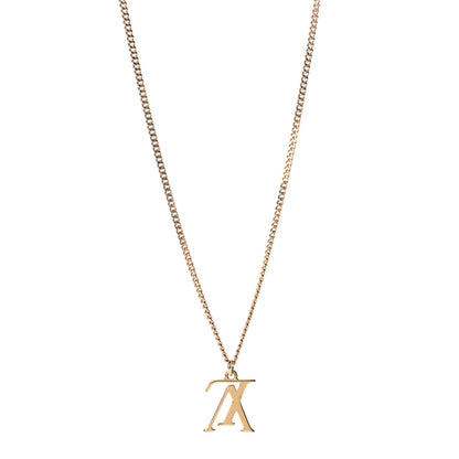 Louis Vuitton LV Upside Down Necklace Gold 1 of 7