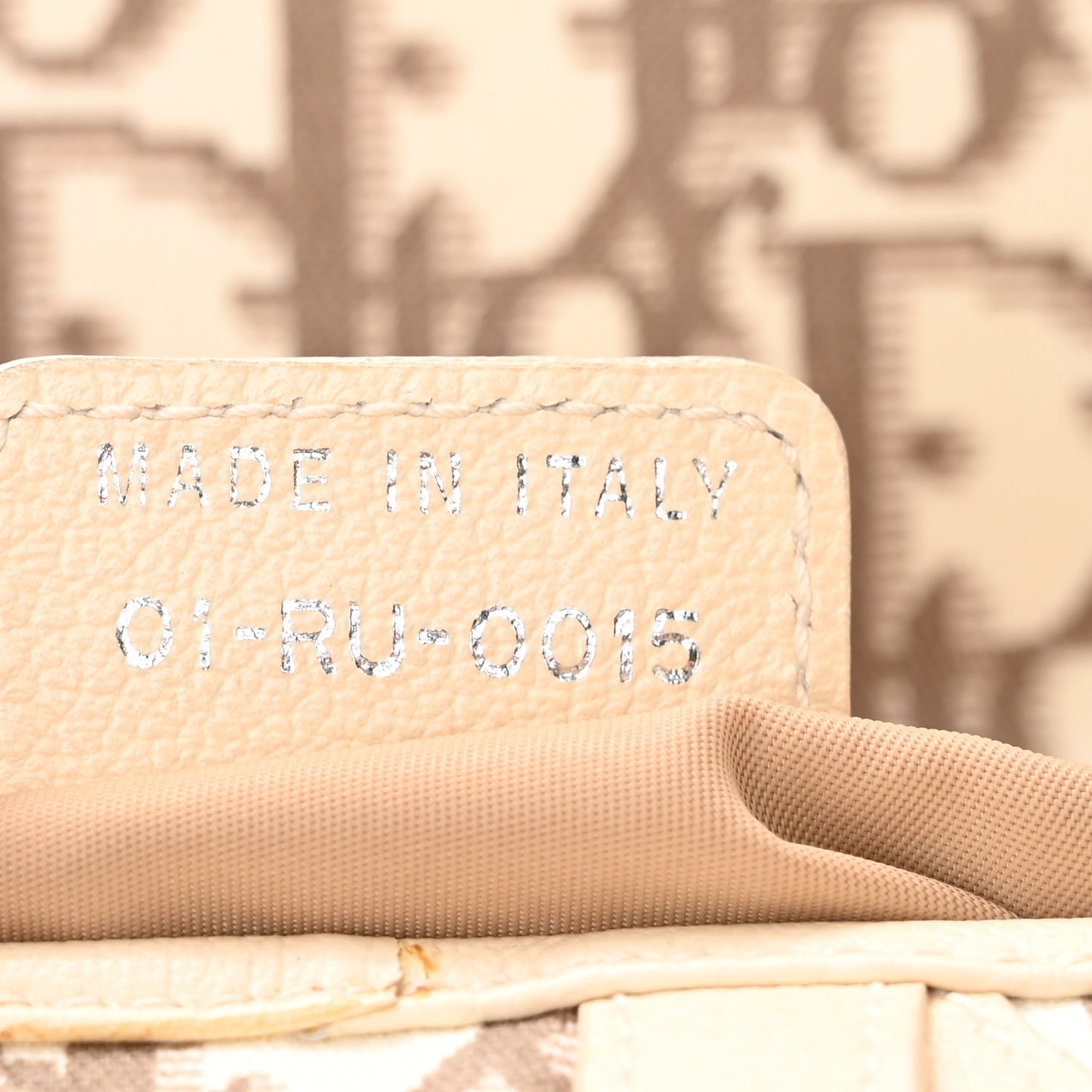 Monogram Vintage Flowers Saddle Bag Beige