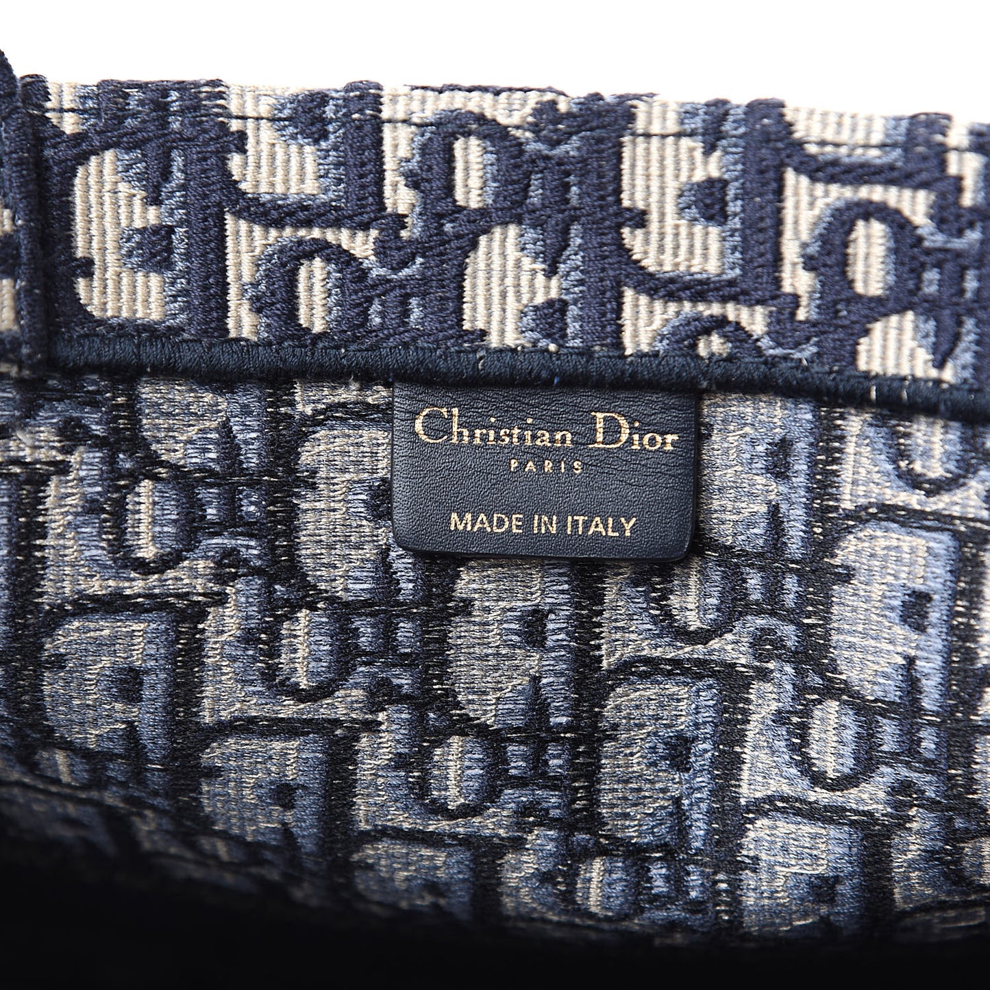 Oblique Book Tote Blue Multicolor