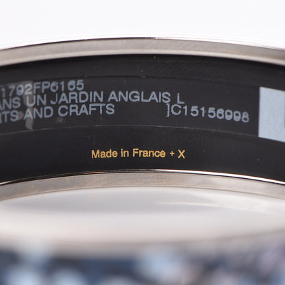 Hermes Enamel Printed Wide Dans Un Jardin Anglais Bracelet 65 Arts And Crafts 5 of 6