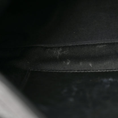 Saint Laurent Crinkled Calfskin Matelasse Monogram Medium Niki Chain Satchel Black 9 of 15