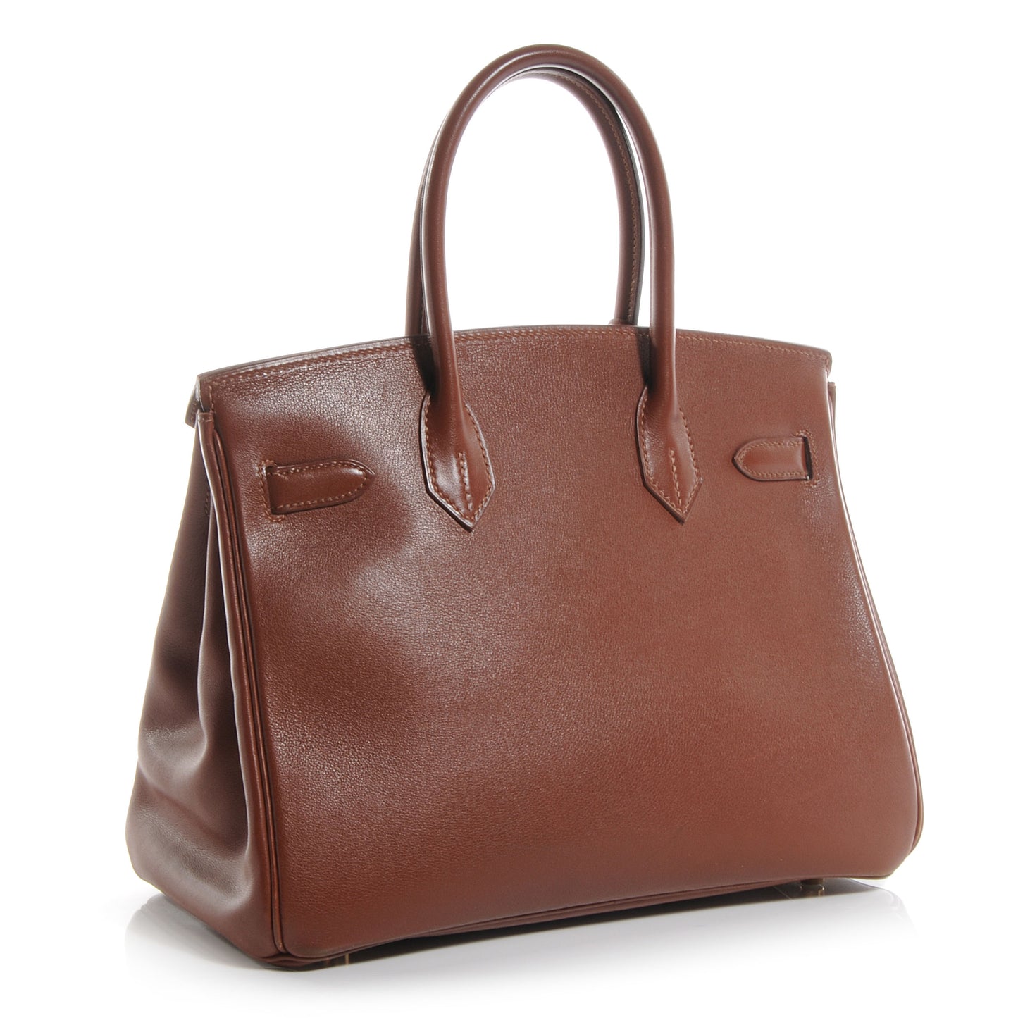 Box Leather Birkin 30 Noisette