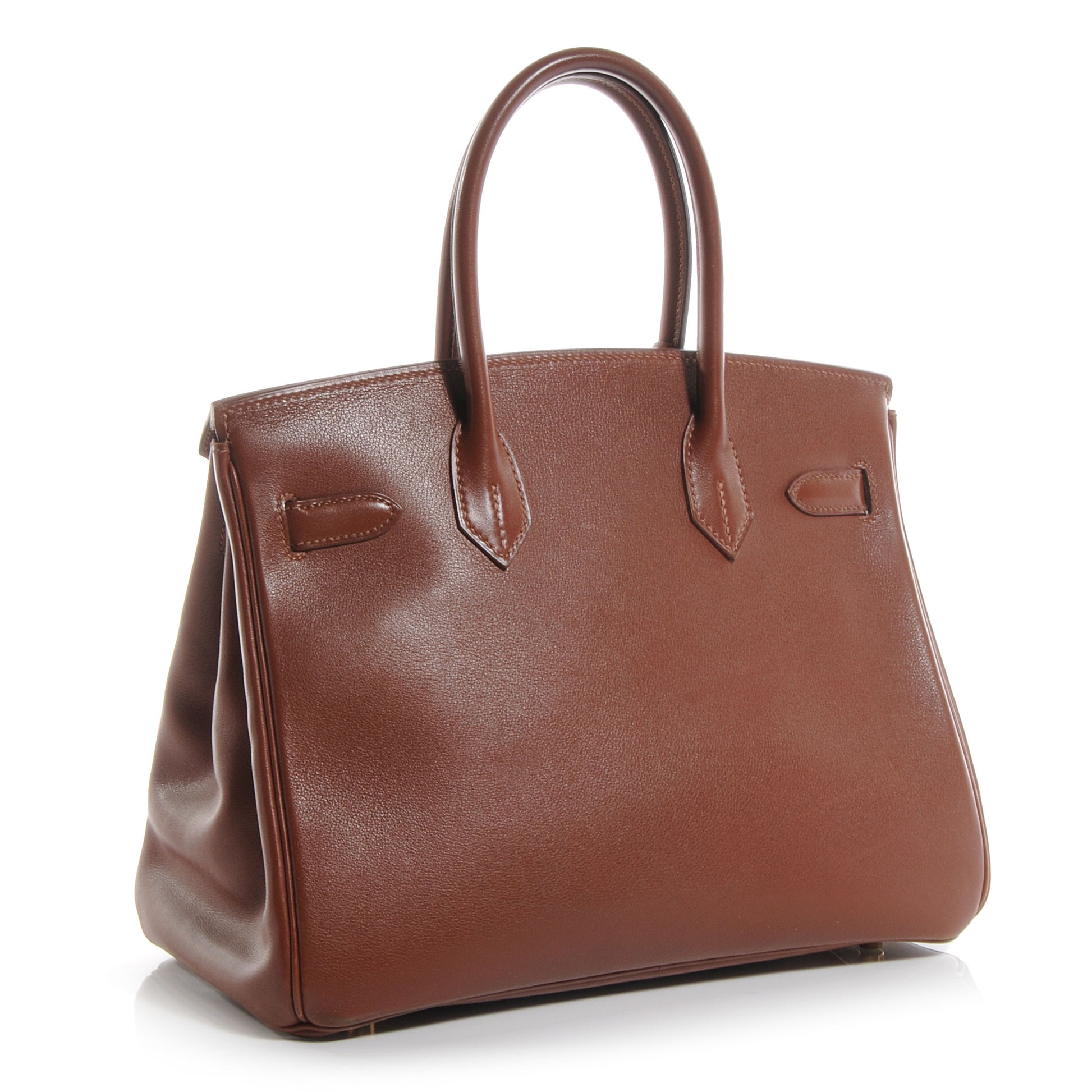 Hermes Box Leather Birkin 30 Noisette 3 of 9