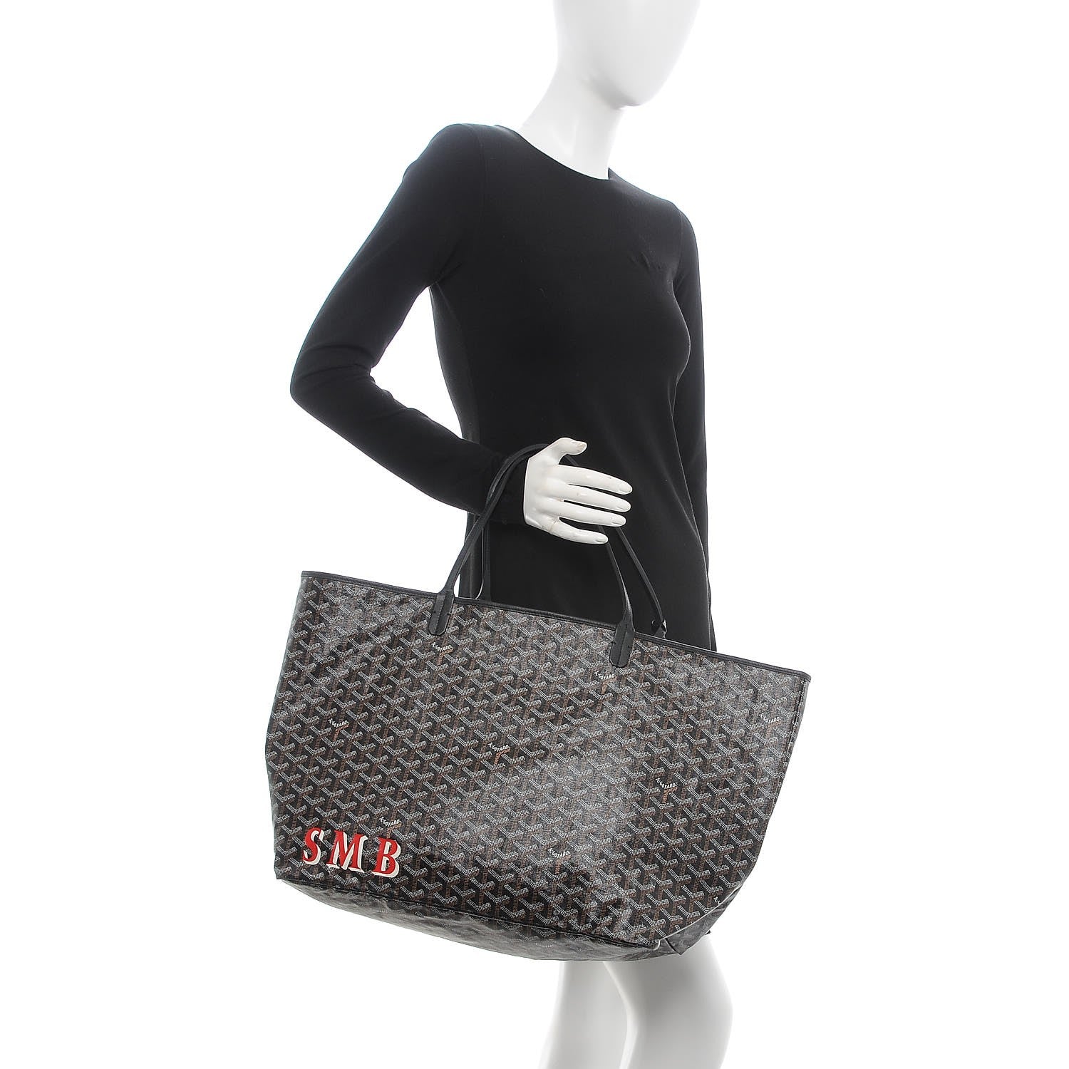 Goyard Goyardine Saint Louis GM Black 2 of 11