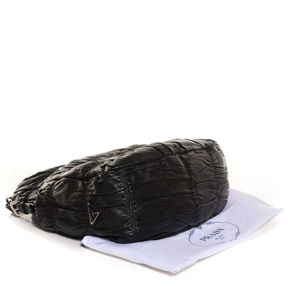 Prada Nappa Gaufre Hobo Black 4 of 10