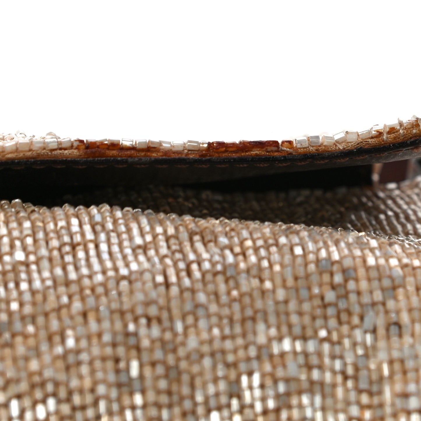 Beaded Baguette Beige