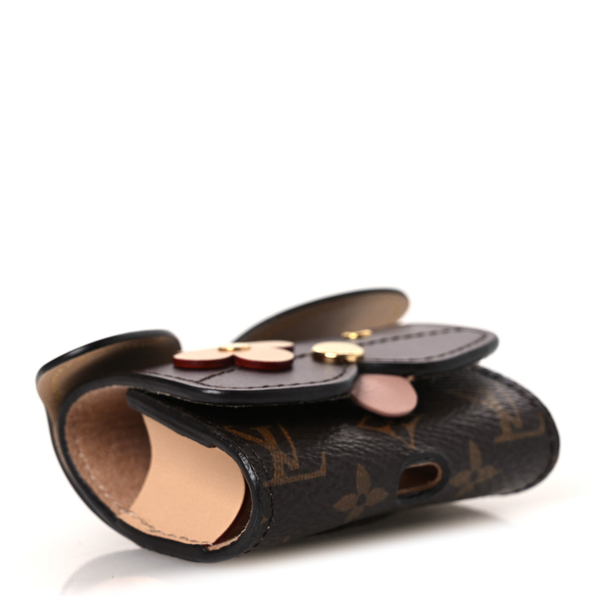 Monogram Dog Earpods Case Marron