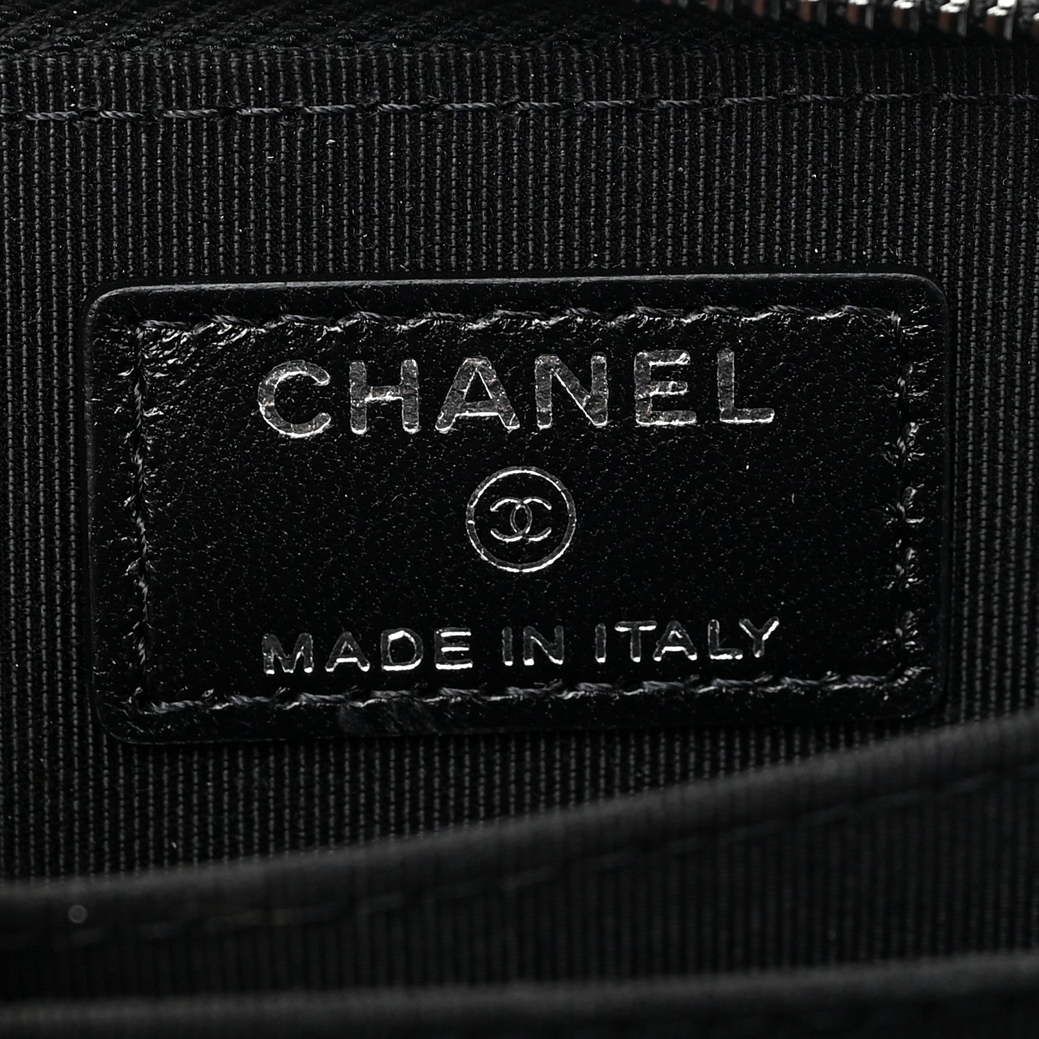 Chanel Lambskin Quilted Zip Coin Purse So Black 12 of 15