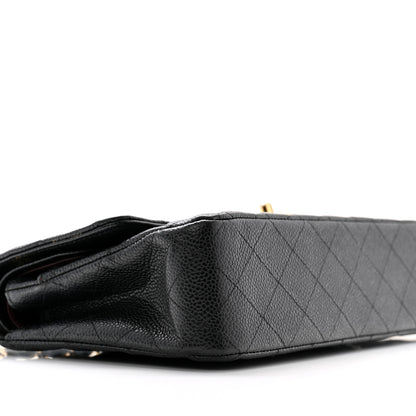 Chanel Caviar Quilted Medium Double Flap Black 9 of 11