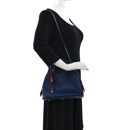 Hermes Epsom Tri-Color 1923 Bolide 25 Blue Saphir Blue Indigo Rouge Piment 2 of 8