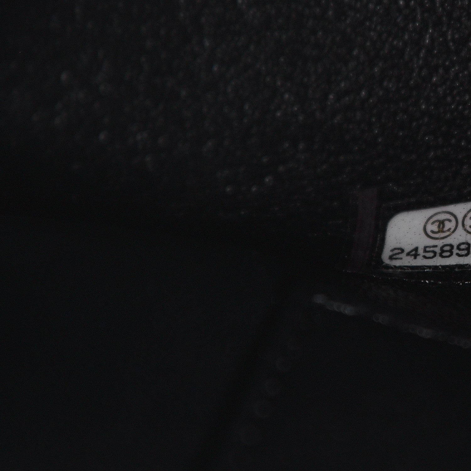 Chanel Caviar Lizard Quilted Medium Coco Handle Flap Black 8 of 9