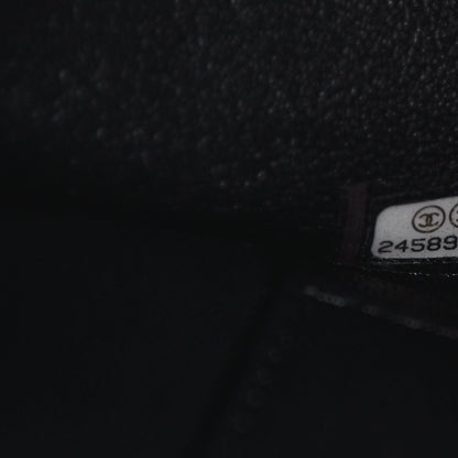 Chanel Caviar Lizard Quilted Medium Coco Handle Flap Black 8 of 9