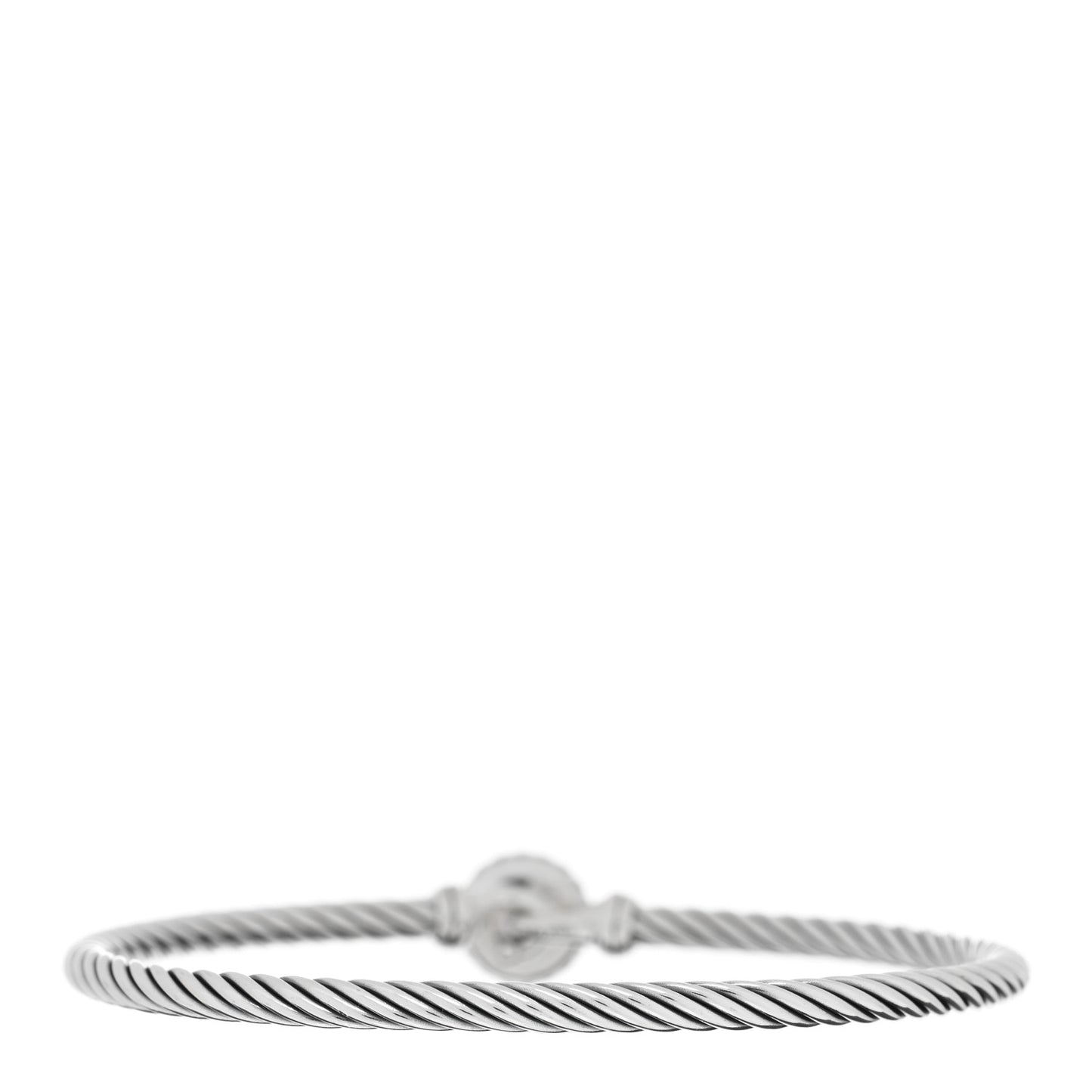 Sterling Silver Diamond 3mm Chatelaine Bracelet