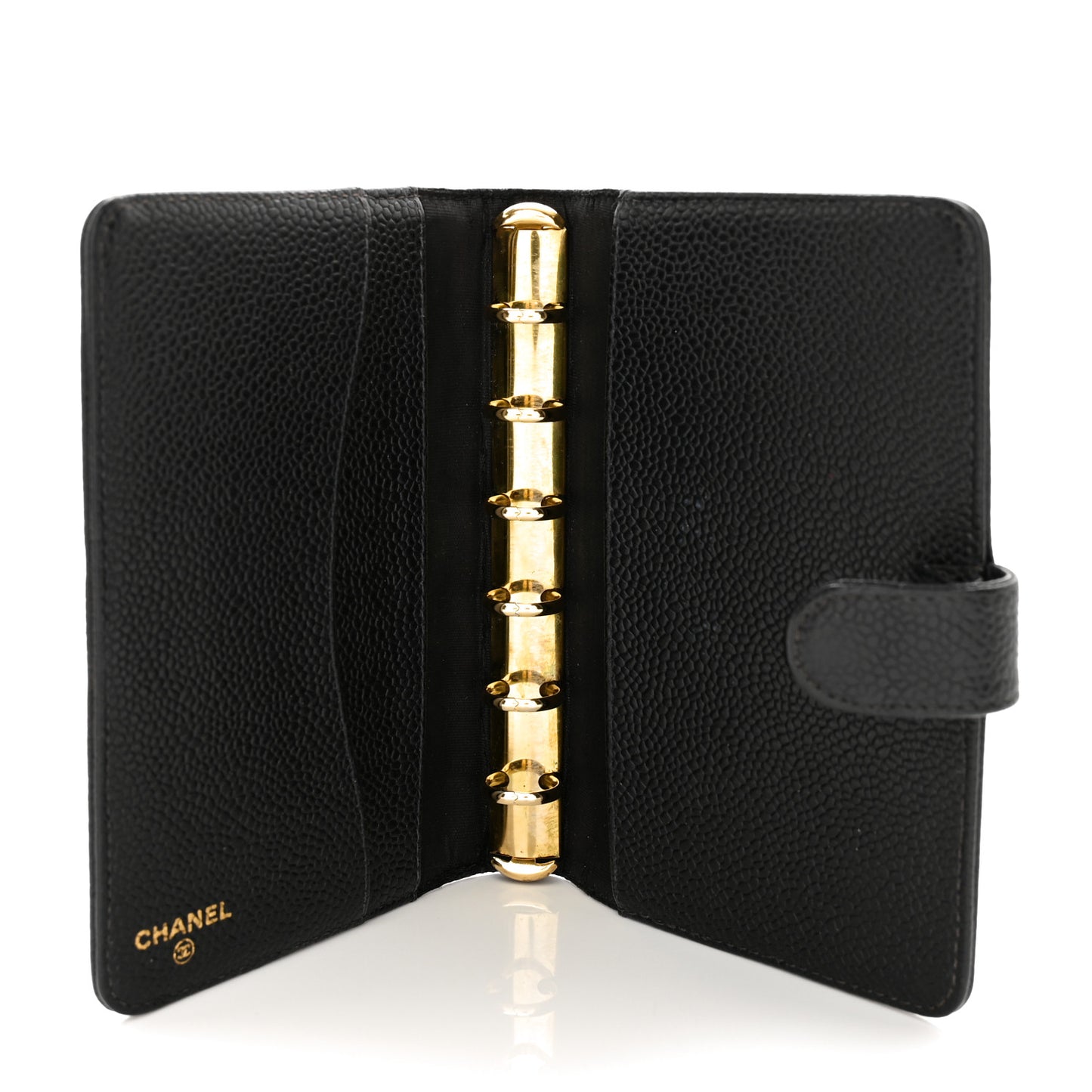 Caviar Timeless CC Ring Agenda Planner Black