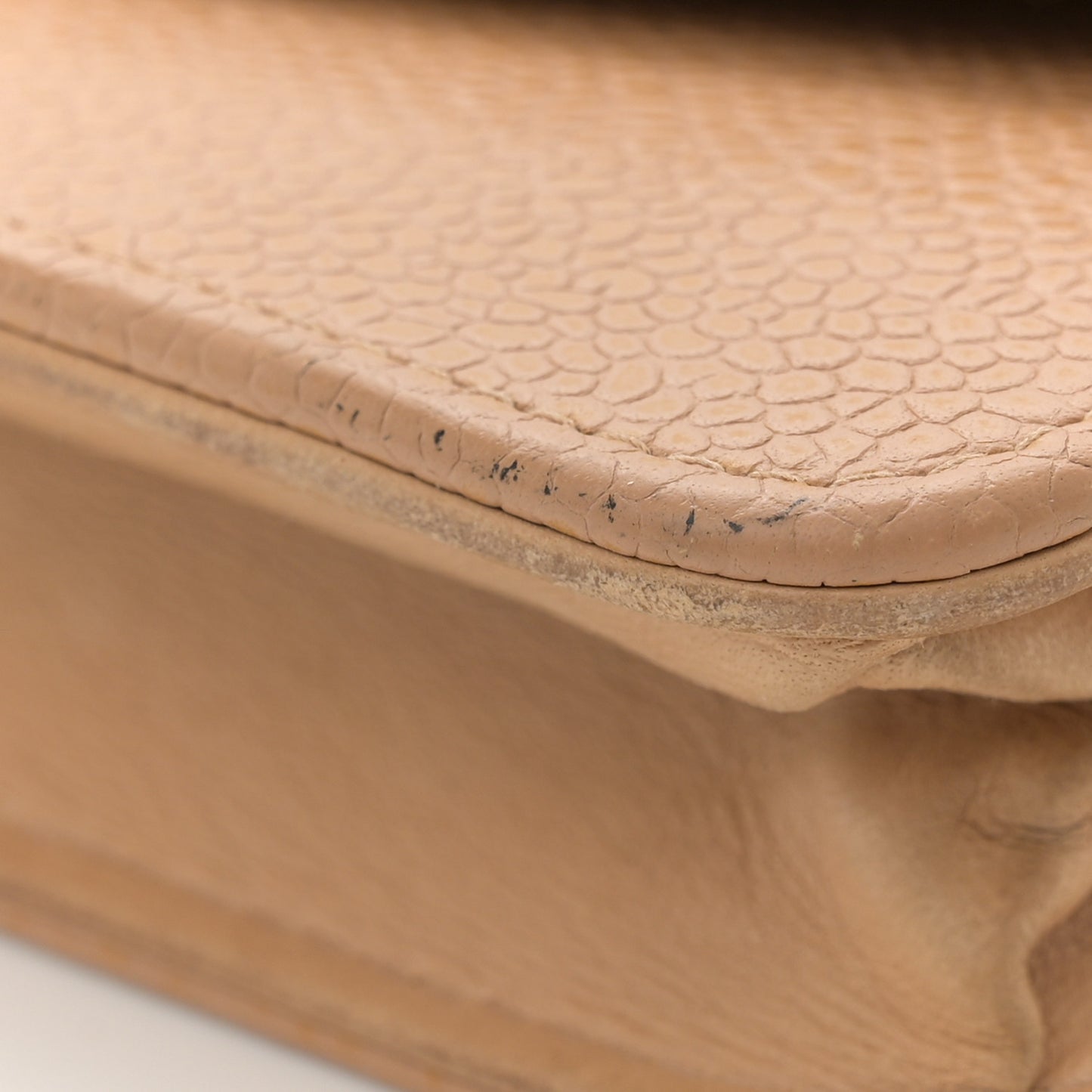 Caviar Timeless CC Wallet on Chain WOC Beige