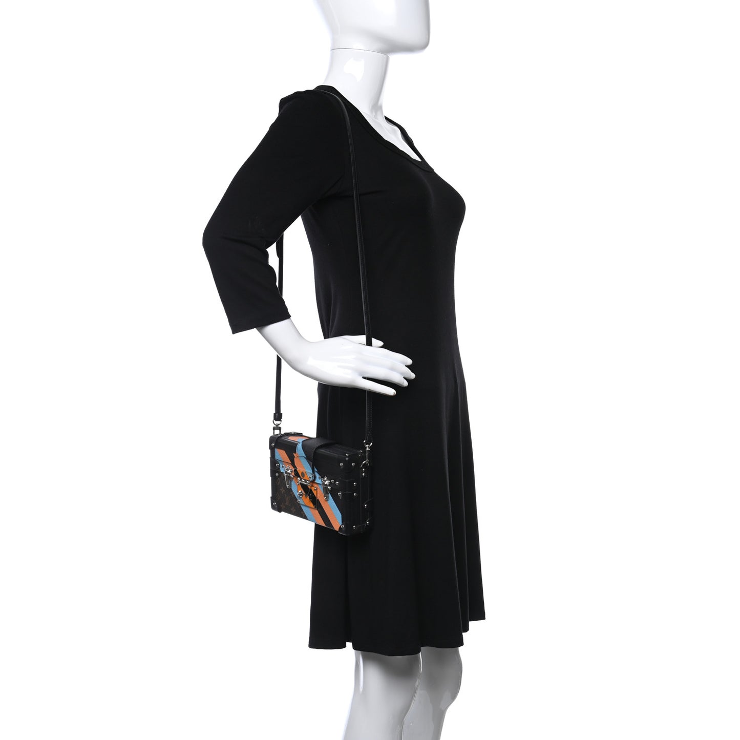 Monogram Malletage Print Petite Malle