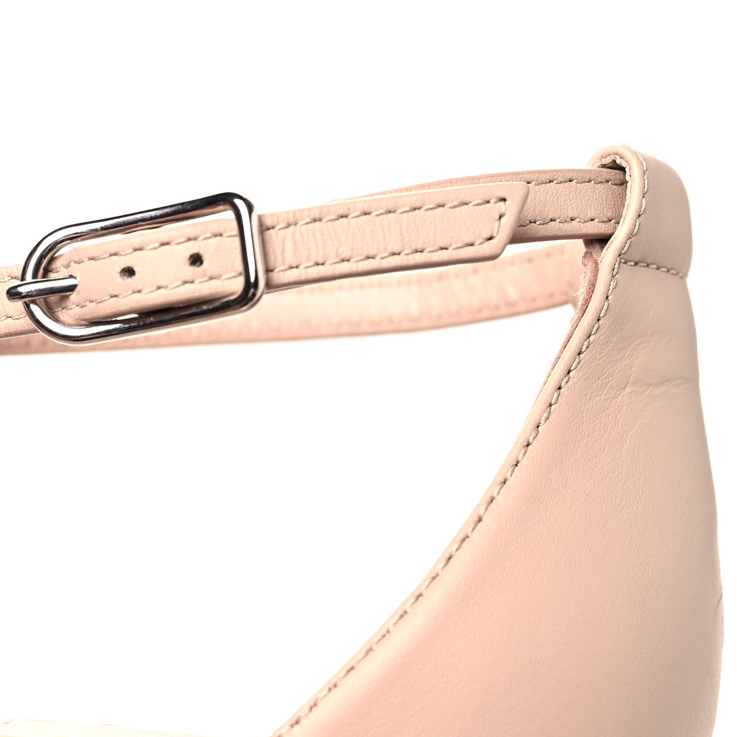 Hermes Calfskin Santorini Sandals 36 Beige Nude 9 of 10