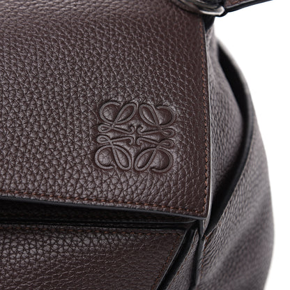 Loewe Calfskin Large Puzzle Bag Dark Brown 9 of 9