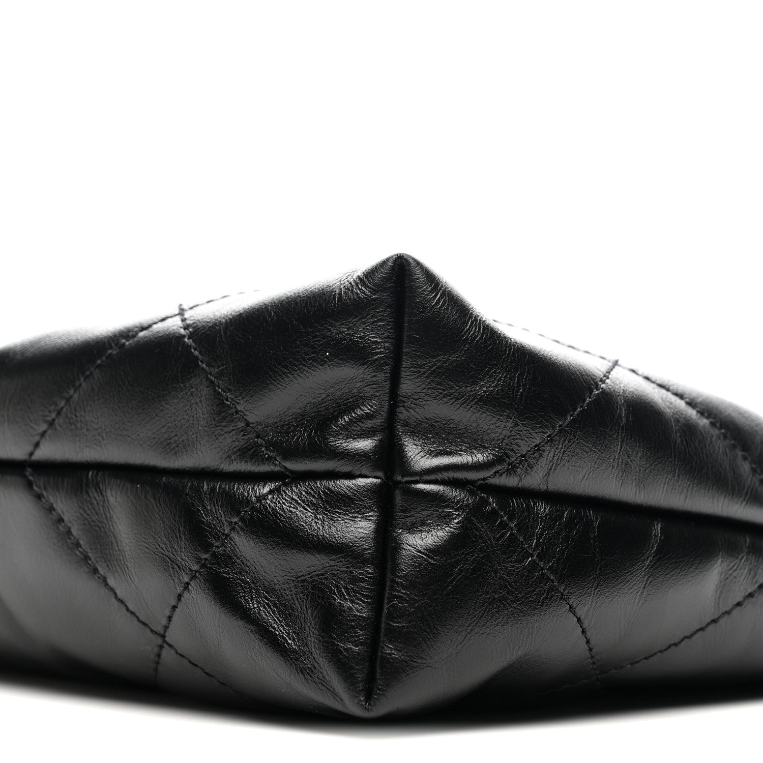 Chanel Shiny Calfskin Quilted Small Chanel 22 Black 1842662