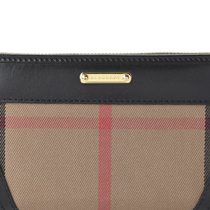 Burberry House Check Bridle Calfskin Ziggy Zip Around Wallet Black 9 of 9