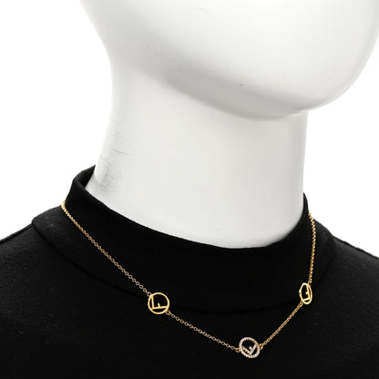 Fendi Metal Crystal F is Fendi Necklace Gold 2 of 5