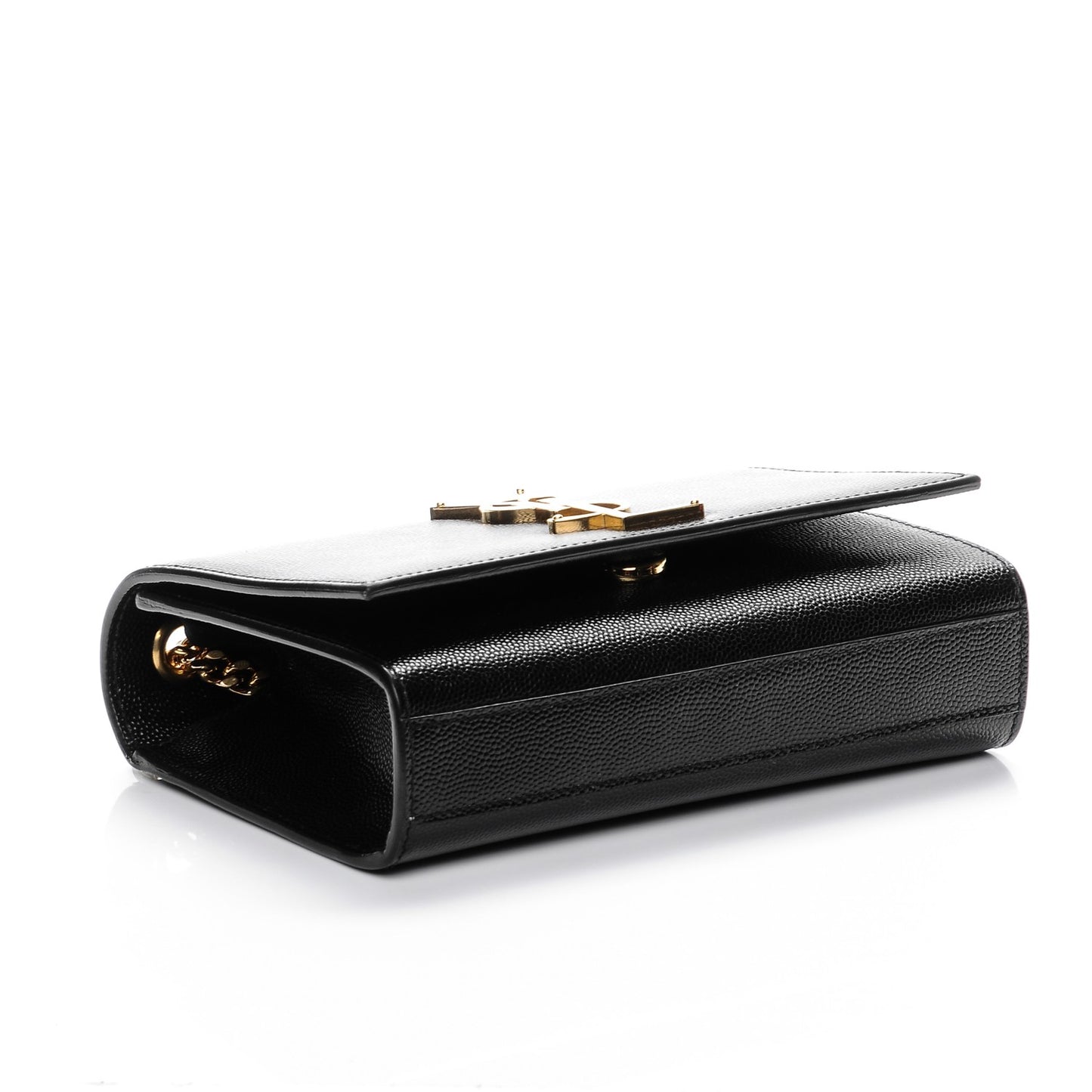 Grain De Poudre Small Monogram Kate Satchel Black