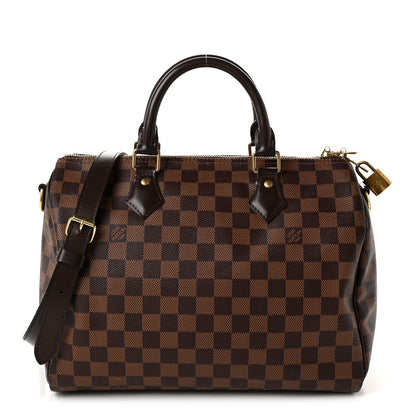Louis Vuitton Damier Ebene Speedy Bandouliere 30 1 of 10