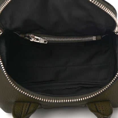 Alexander Wang Pebbled Calfskin Mini Rockie Matte Khaki Green Rhodium Hardware 5 of 12