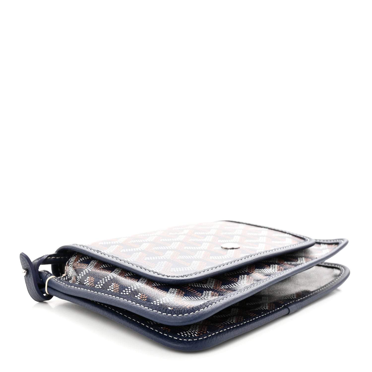 Goyard Goyardine Plumet Wallet Clutch Navy 4 of 11
