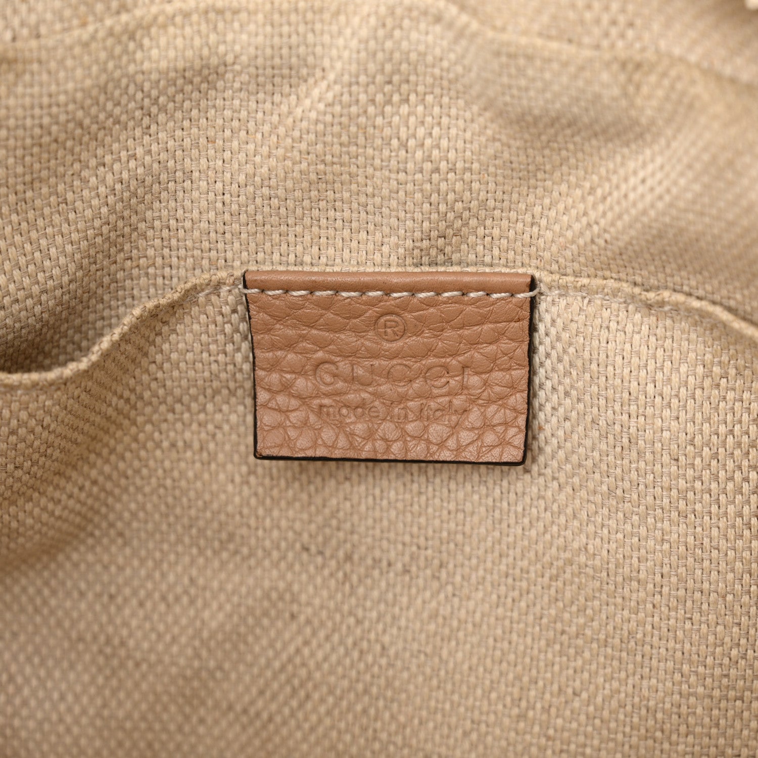 Gucci Pebbled Calfskin Small Soho Disco Bag Rose Beige 6 of 15