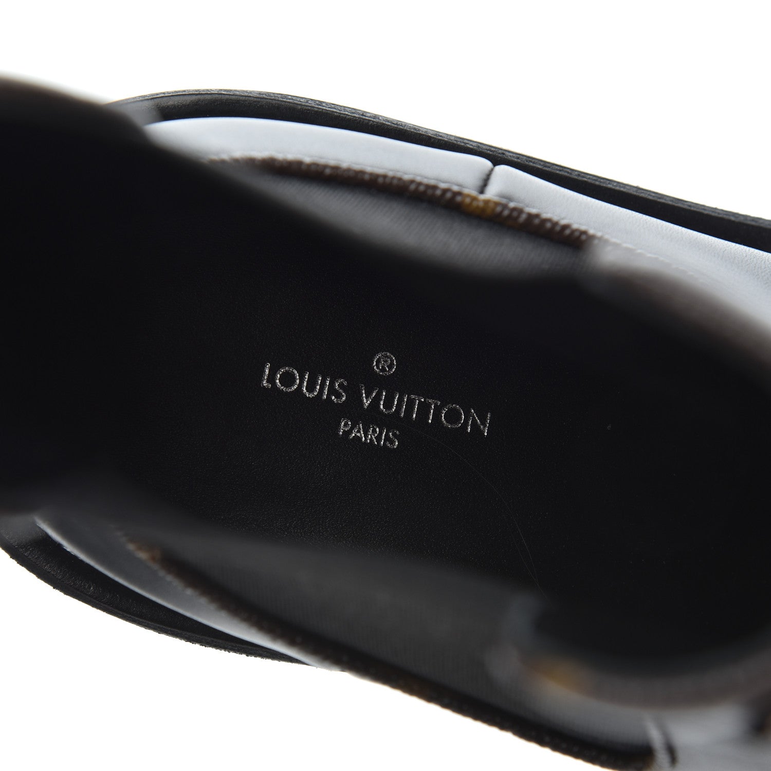 Louis Vuitton Calfskin Monogram Beaubourg Ankle Boots 38 Black 6 of 9