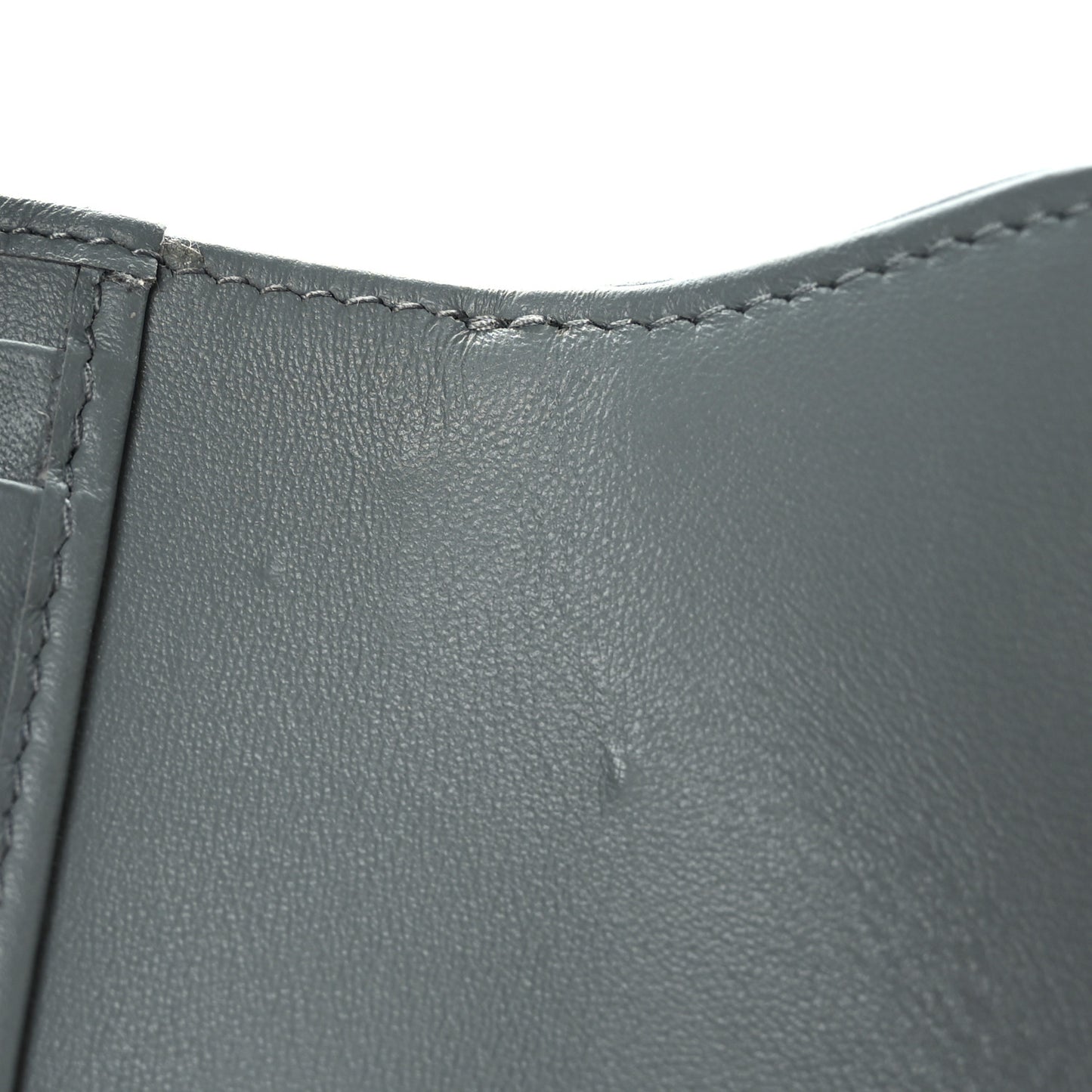 Oblique Saddle Lotus Wallet Grey