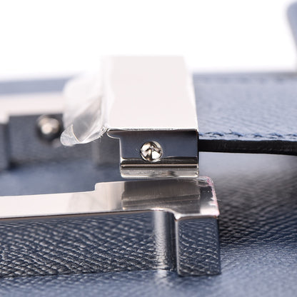 Hermes Epsom Constance 24 Bleu Agate Gris Mouette 11 of 23