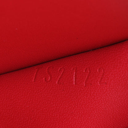 Louis Vuitton Vernis Kusama Infinity Dots Chapeau Coin Purse Red 7 of 7