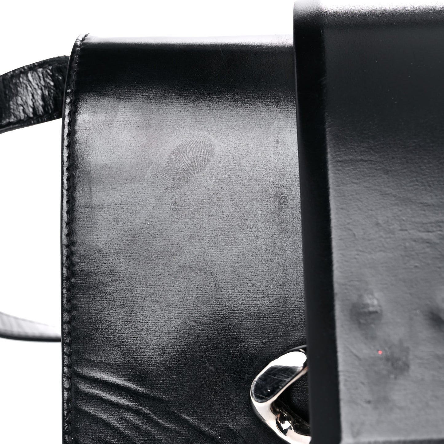 Calfskin Infinity Flap Bag Black