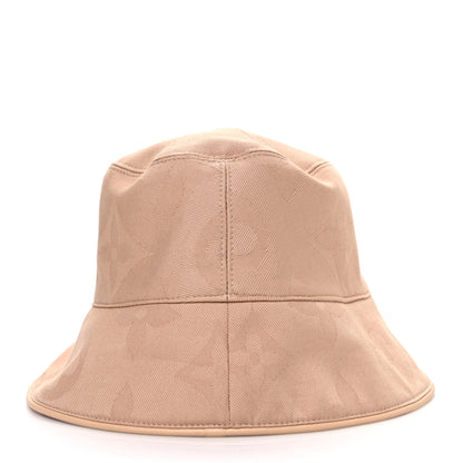 Louis Vuitton Cotton Monogram Flower Tile Reversible Bucket Hat M Beige 12 of 13