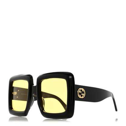 Gucci Oversized Square GG0783S Sunglasses Black 1 of 8